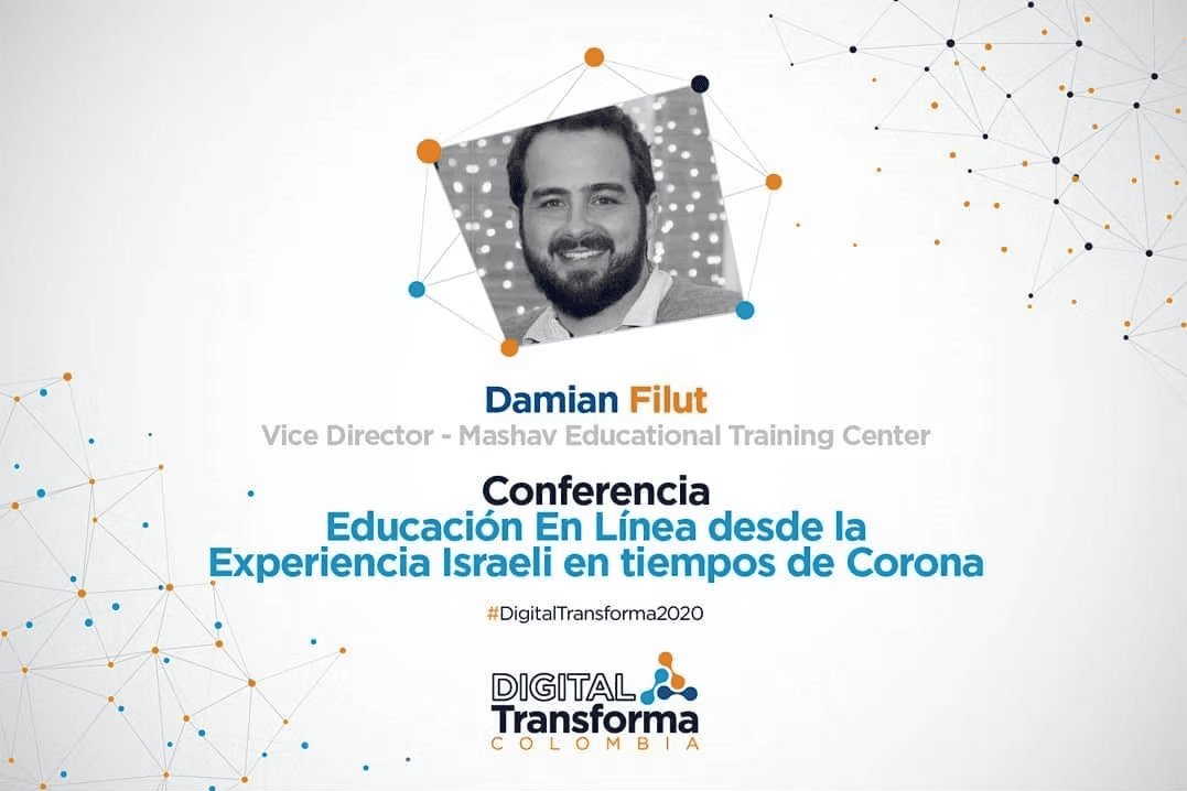 Lecture at the annual Grandes Genios (Colombia) conference on online education from the Israeli experience, #DigitalTransforma2020.